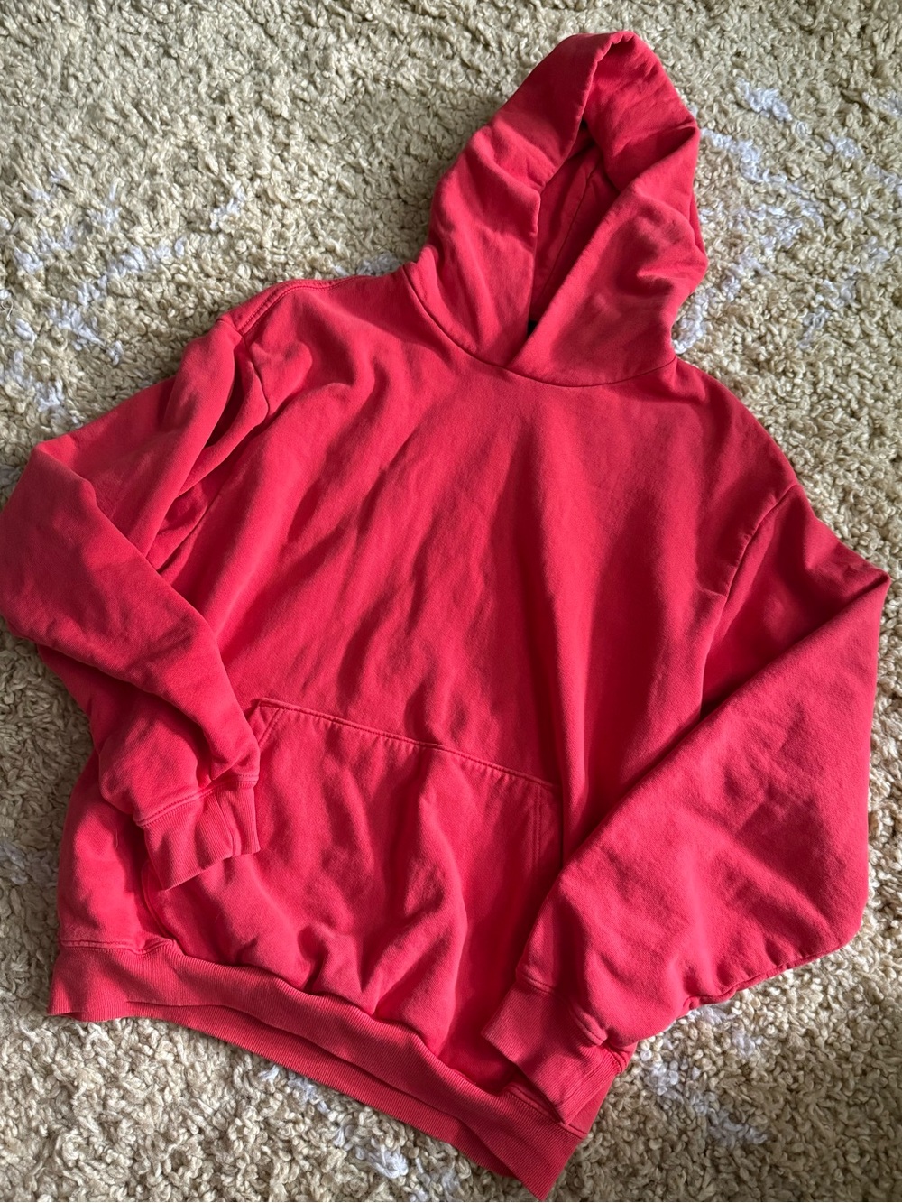 Pleasing Heavyweight Hoodie in Red